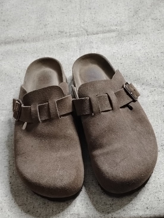 Cushionaire Shoes - Cushionaire Tan Faux Swede Slip On Shoes